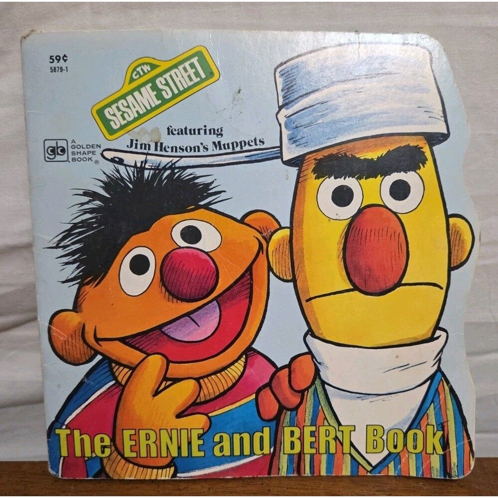 Sesame Street's "The Ernie and Bert Book" by Norman Stiles Softcover 1977 First